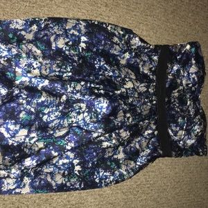 Strapless cocktail dress